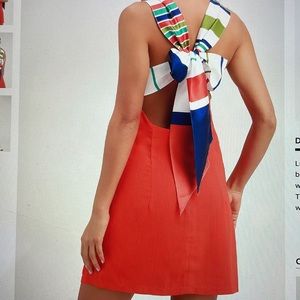 Worn once Tie-back mini dress